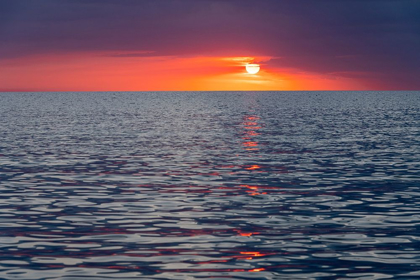 Picture of SUNSET SKY WITH CLOUDS OVER OCEAN SEEN FROM LA BOCA-CUBA