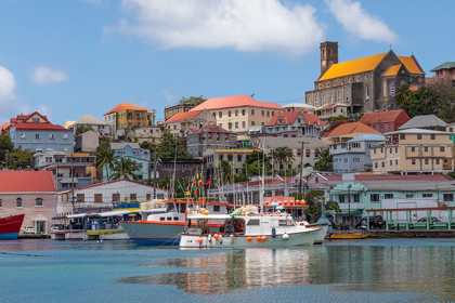 Picture of CARIBBEAN-GRENADA-ST GEORGES BOATS IN THE CARENAGE HARBOR