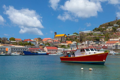 Picture of CARIBBEAN-GRENADA-ST GEORGES BOATS IN THE CARENAGE HARBOR