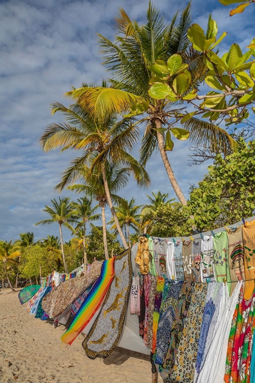 Picture of CARIBBEAN-GRENADA-MAYREAU ISLAND VENDORS COLORFUL DISPLAY