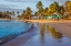 Picture of CARIBBEAN-GRENADA-MAYREAU ISLAND BEACH UMBRELLAS AND LOUNGE CHAIRS