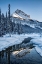 Picture of CANADA-ALBERTA-JASPER NATIONAL PARK-TANGLE PEAK REFLECTED IN BEAUTY CREEK