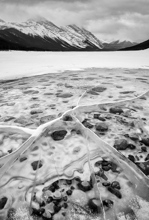 Picture of CANADA-ALBERTA-CANMORE-SPRAY VALLEY PROVINCIAL PARK-DAWN AT SPRAY LAKES