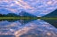 Picture of CANADA-ALBERTA-BANFF NATIONAL PARK REFLECTIONS IN LAKE AT SUNRISE