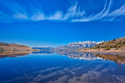 Picture of CANADA-ALBERTA-JASPER NATIONAL PARK REFLECTIONS IN JASPER LAKE