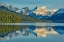 Picture of CANADA-ALBERTA-JASPER NATIONAL PARK REFLECTIONS IN MALIGNE LAKE
