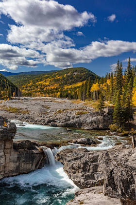 Picture of ELBOW FALLS IN AUTUMN IN KANANASKIS COUNTRY-ALBERTA-CANADA