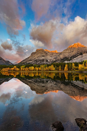 Picture of MORNING LIGHT ON WEDGE POND IN KANANASKIS COUNTRY-ALBERTA-CANADA