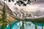 Picture of MORAINE LAKE IN THE VALLEY OF THE TEN PEAKS IN THE ALBERTA-CANADA ROCKY MOUNTAINS