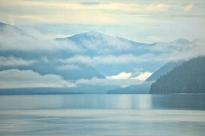 Picture of CANADA-BRITISH COLUMBIA FOG RISING OVER THE SKEENA RIVER