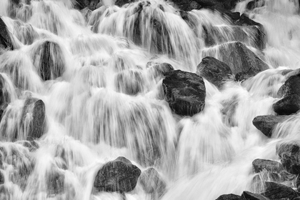 Picture of CANADA-BRITISH COLUMBIA-PEMBERTON DETAIL OF WATERFALL RAPIDS