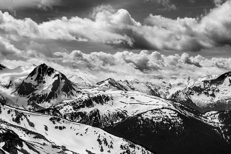 Picture of CANADA-BRITISH COLUMBIA-WHISTLER BANDW OF FITZSIMMONS RANGE IN GARIBALDI PROVINCIAL PARK 