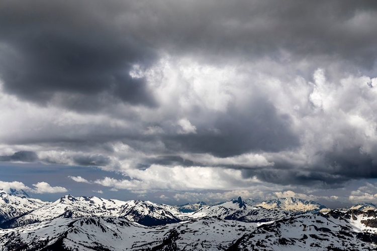 Picture of CANADA-BRITISH COLUMBIA-GARIBALDI PROVINCIAL PARK STORM CLOUDS OVER FITZSIMMONS RANGE 