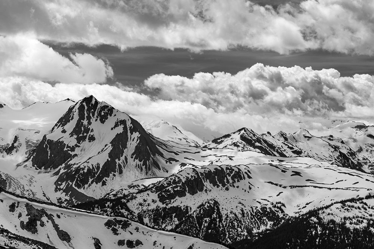 Picture of CANADA-BRITISH COLUMBIA-WHISTLER BANDW OF FITZSIMMONS RANGE IN GARIBALDI PROVINCIAL PARK 