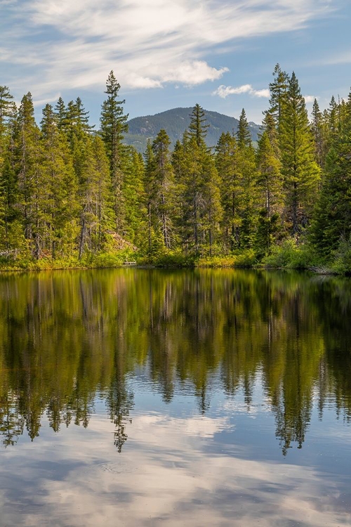 Picture of CANADA-BRITISH COLUMBIA-BRANDYWINE FALLS PROVINCIAL PARK SWIM LAKE LANDSCAPE 