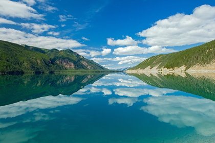 Picture of CANADA-BRITISH COLUMBIA-MUNCHO LAKE PROVINCIAL PARK REFLECTIONS IN MUNCHO LAKE