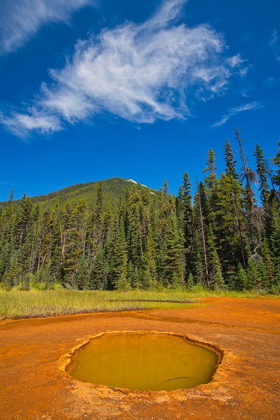 Picture of CANADA-BRITISH COLUMBIA-KOOTENAY NATIONAL PARK IRON-RICH PAINT POTS MINERAL SPRINGS STAIN GROUND