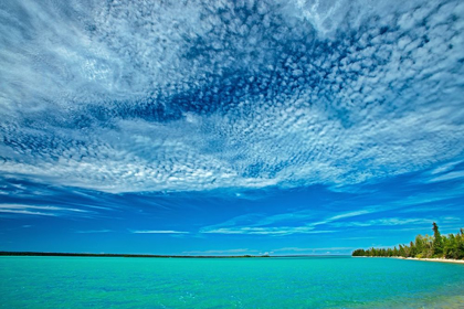 Picture of CANADA-MANITOBA-LITTLE LIMESTONE LAKE CLOUDS OVER LAKE