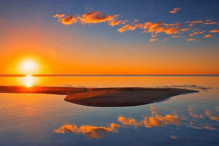 Picture of CANADA-MANITOBA-MATLOCK SUNRISE ON LAKE WINNIPEG