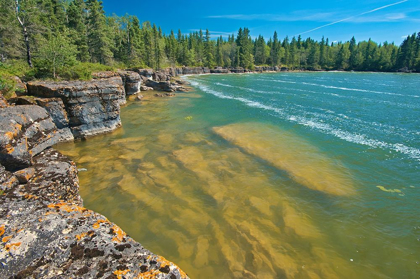 Picture of CANADA-MANITOBA-WANLESS ROCKY LAKE SHORELINE