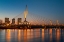 Picture of CANADA-MANITOBA-WINNIPEG ESPLANADE BRIDGE OVER RED RIVER AT SUNSET