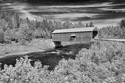 Picture of CANADA-NEW BRUNSWICK-ST MARTINS DIDGEGUASH RIVER COVERED BRIDGE