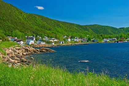 Picture of CANADA-NEWFOUNDLAND FISHING VILLAGE AND SHORELINE ALONG WHITE BAY