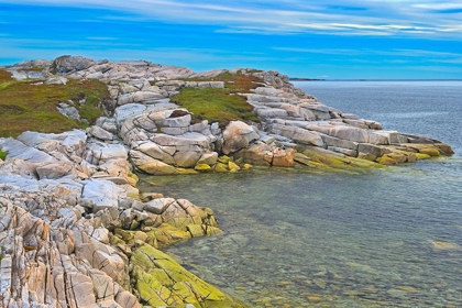 Picture of CANADA-NEWFOUNDLAND-ROSE BLANCHE ROCKY SHORELINE ALONG ATLANTIC OCEAN