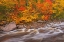 Picture of CANADA-NOVA SCOTIA MARY-ANNE FALLS AND FOREST IN AUTUMN FOLIAGE