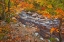 Picture of CANADA-NOVA SCOTIA MARY-ANNE FALLS AND FOREST IN AUTUMN FOLIAGE
