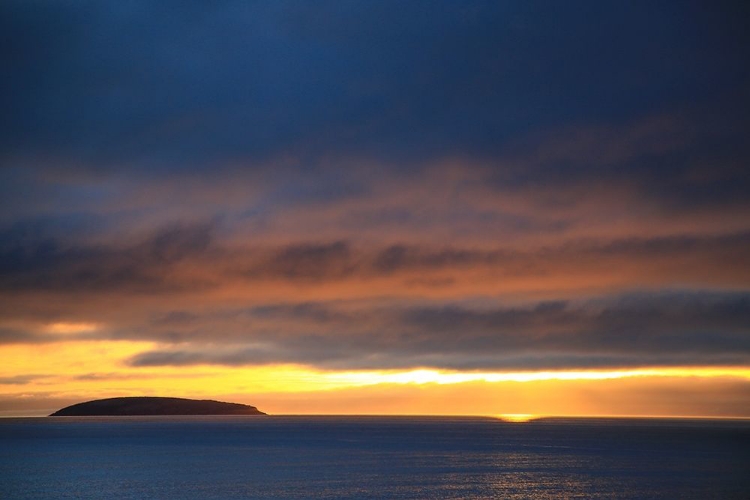 Picture of CANADA-NOVA SCOTIA-CABOT TRAIL-CAPE BRETON-SUNSET AT MARGAREE HARBOR