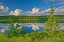 Picture of CANADA-ONTARIO CLOUDS REFLECTED IN TRAIL LAKE