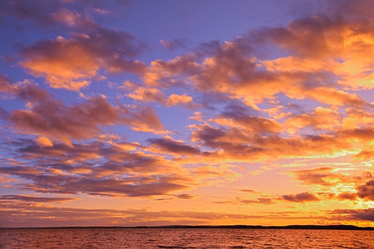 Picture of CANADA-ONTARIO-PAKWASH LAKE PROVINCIAL PARK-PAKWASH LAKE AT SUNSET