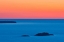 Picture of CANADA-ONTARIO-LAKE SUPERIOR PROVINCIAL PARK ISLANDS IN LAKE SUPERIOR AT SUNSET