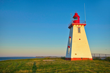 Picture of CANADA-PRINCE EDWARD ISLAND SOURIS EAST LIGHTHOUSE ON KNIGHT POINT AT SUNRISE