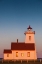 Picture of CANADA-PRINCE EDWARD ISLAND-WOOD ISLANDS-WOOD ISLANDS LIGHTHOUSE-SUNSET