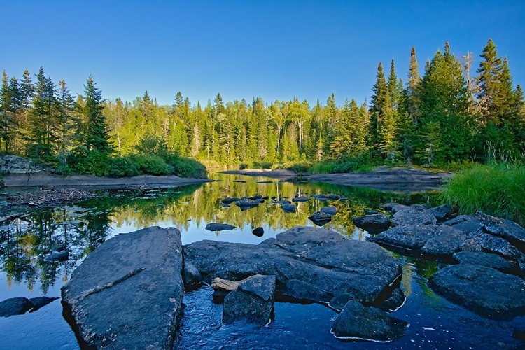 Picture of CANADA-QUEBEC-LA MAURICIE NATIONAL PARK RUISSEAU BOUCHARD CREEK LANDSCAPE