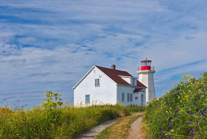Picture of CANADA-QUEBEC-MINGAN ARCHIPELAGO NATIONAL PARK RESERVE LIGHTHOUSE ON I^LE AUX PERROQUETS
