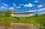 Picture of CANADA-QUEBEC-ST-BRUNO-DE-GUIGUES COVERED BRIDGE OVER RIVER
