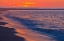 Picture of CANADA-QUEBEC-LONGUE-POINTE-DE-MINGAN SUNRISE ALONG SHORELINE OF GULF OF ST LAWRENCE