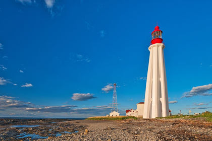 Picture of CANADA-QUEBEC-POINTE-AU-PERE LIGHTHOUSE ON SHORE OF ST LAWRENCE RIVER
