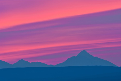 Picture of CANADA-YUKON-KLUANE NATIONAL PARK SUNSET ON THE ST ELIAS MOUNTAINS