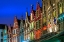 Picture of ARCHITECTURAL ROOFTOPS IN THE CITY CENTER IN BRUGES-BELGIUM