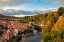 Picture of LOOKING DOWN ONTO THE VILLAGE OF CESKY KRUMLOV-CZECH REPUBLIC