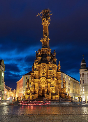 Picture of PILLAR OF THE HOLY TRINITY IN THE UPPER TOWN SQUARE IN OLOMOUC-CZECH REPUBLIC
