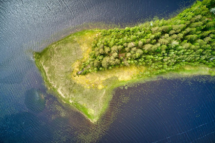 Picture of FINLANDIA-SAVONLINNA-AERIAL VIEW-PENINSULA IN A LAKE