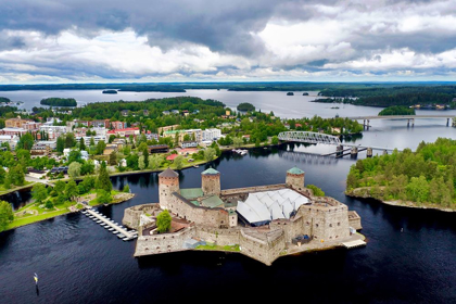 Picture of FINLANDIA-SAVONLINNA-SAVONLINNA CASTLE AND TOWN