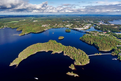 Picture of FINLANDIA-SAVONLINNA-AERIAL VIEW OF THE CITY OF SAVONLINNA