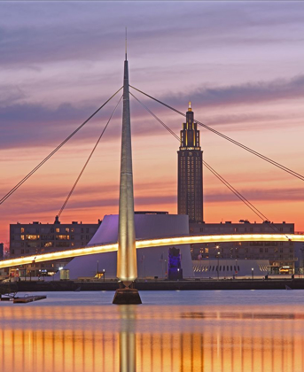 Picture of BASSIN DU COMMERCE BRIDGE-LE HAVRE-FRANCE