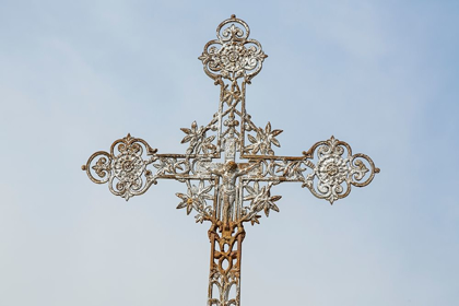 Picture of FRANCE-GIVERNY DETAIL OF IRON CROSS 